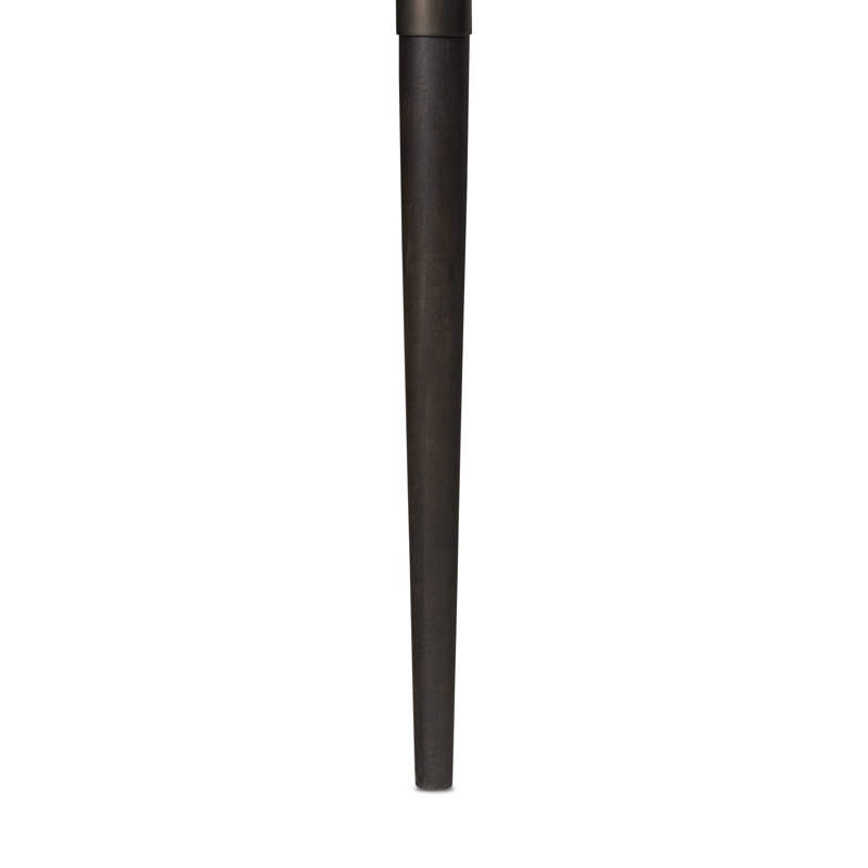 Harper Solid Wood Dining Table, Black