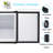 2.1 Cubic Feet Undercounter Upright Freezer with Adjustable Temperature Controls-51100113