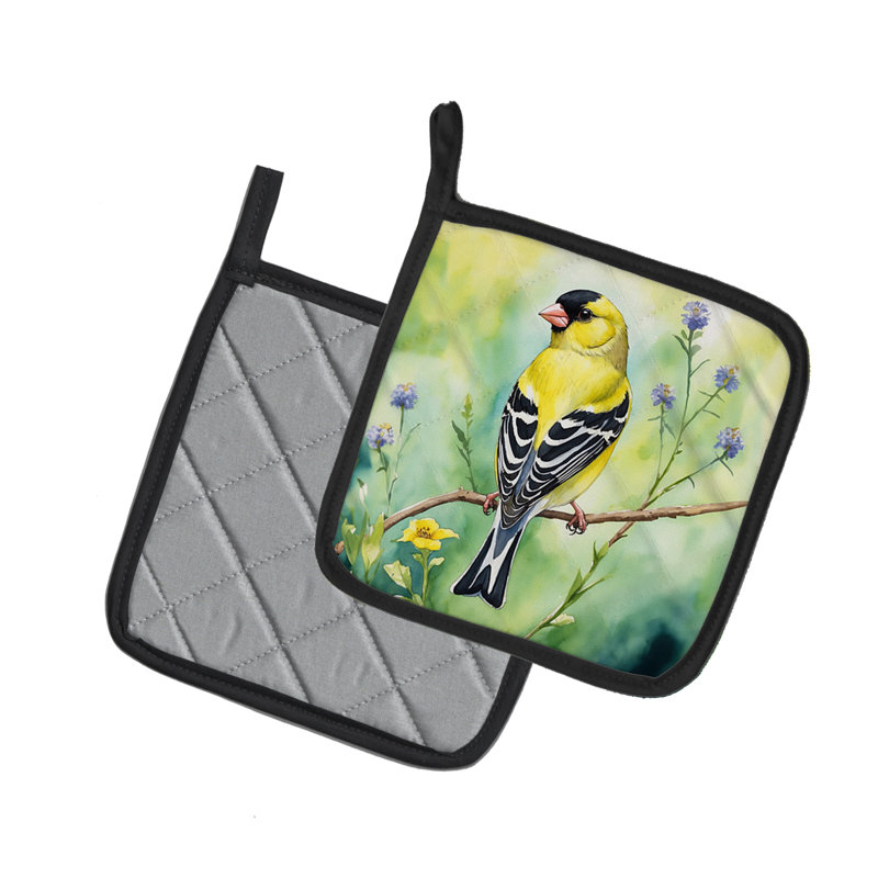 Paire de porte-casseroles American Goldfinch