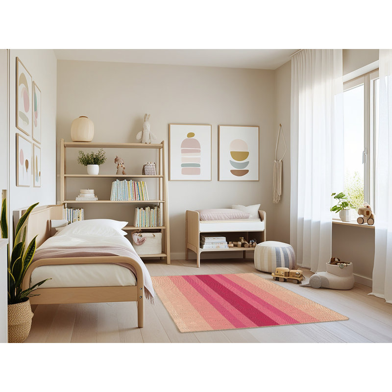 Performance Wool Ombre Indoor Rug, Rectangle 4' x 6'