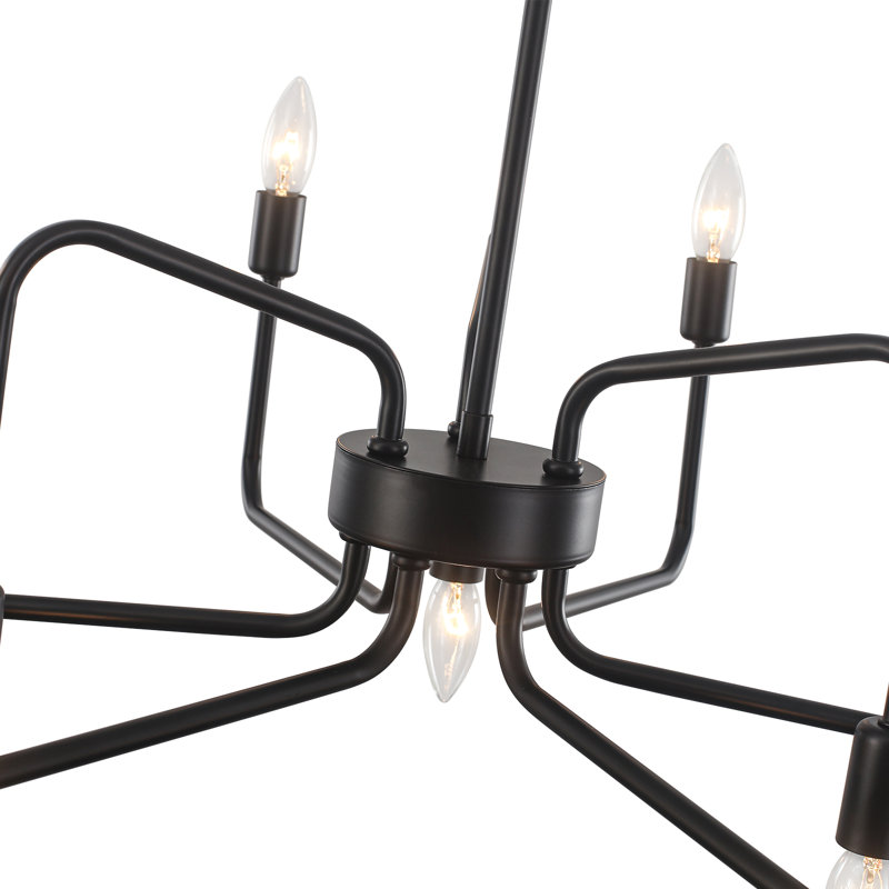 Lustre classique / traditionnel 9 lumières à intensité variable