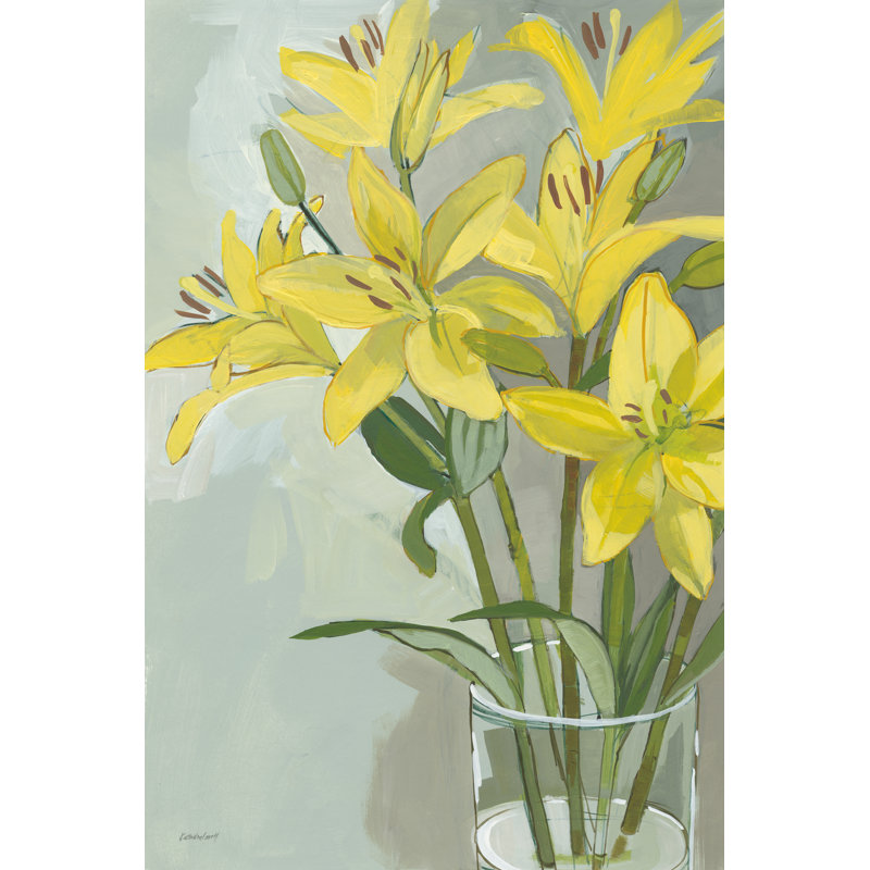 Fleurs coupées I Carré, H 18 po x l 12 po