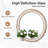 Wooden Farmhouse Round Wall Mirror-1466417827