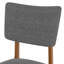 Set of 4 Mid-Century Modern Upholstered Dining Chairs with Ergonomic Design and Sturdy Wood Frame-1691654554