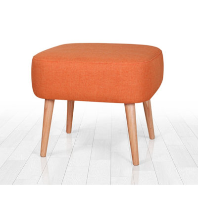 Conway 19.7" Wide Square Footstool Ottoman by East Urban Home