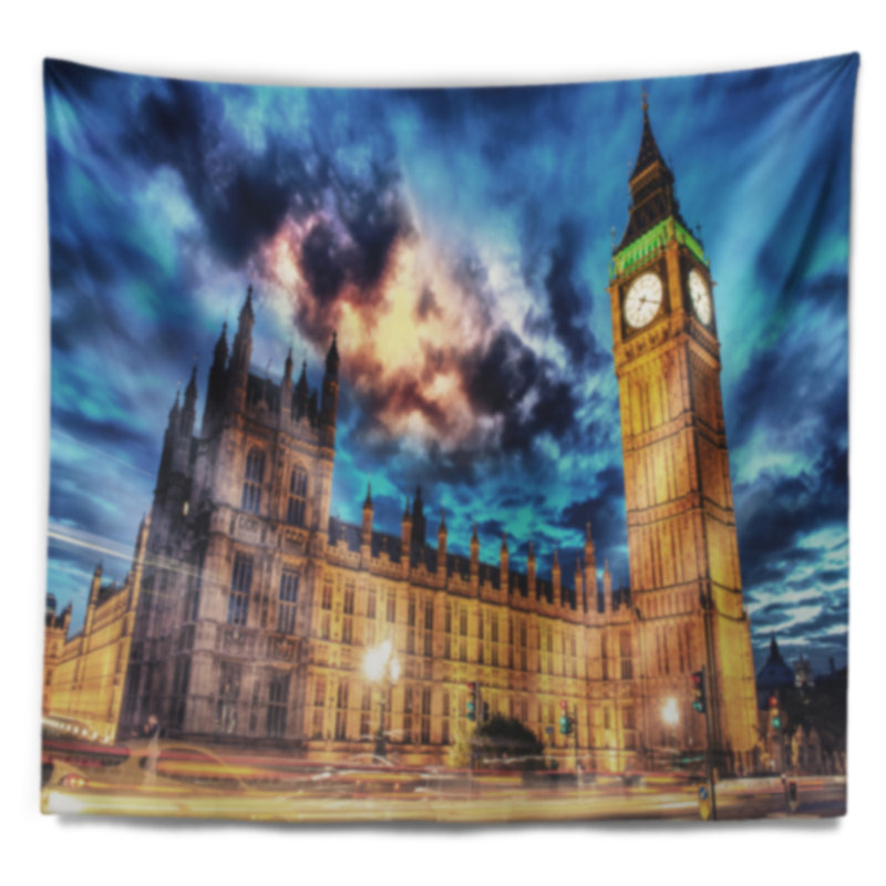 Polyester Tapestry, 78" H x 92" W