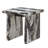 Roundhill Furniture Cavira 3-Piece Faux Marble Coffee Table Set, Coffee Table And Two Rectangular End Tables, Off-White-123034361