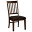 Ensemble de 2 chaises d'appoint rembourrées Aurelia