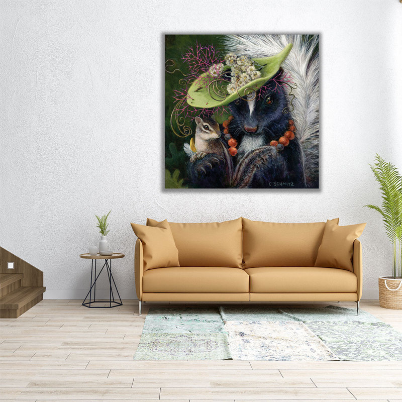 The Hat fabricant - reproduction d'art sur toile, H 12 po x l 12 po
