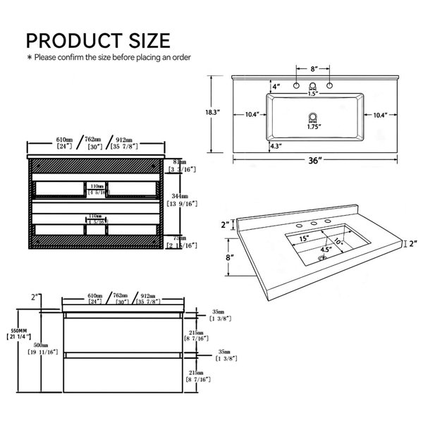 Dimensions du produit