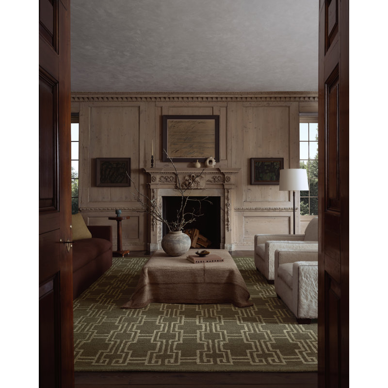 Tapis mousse / beige Jeremiah Brent x Loloi Barrow, Rectangle 8'6" x 11'6"