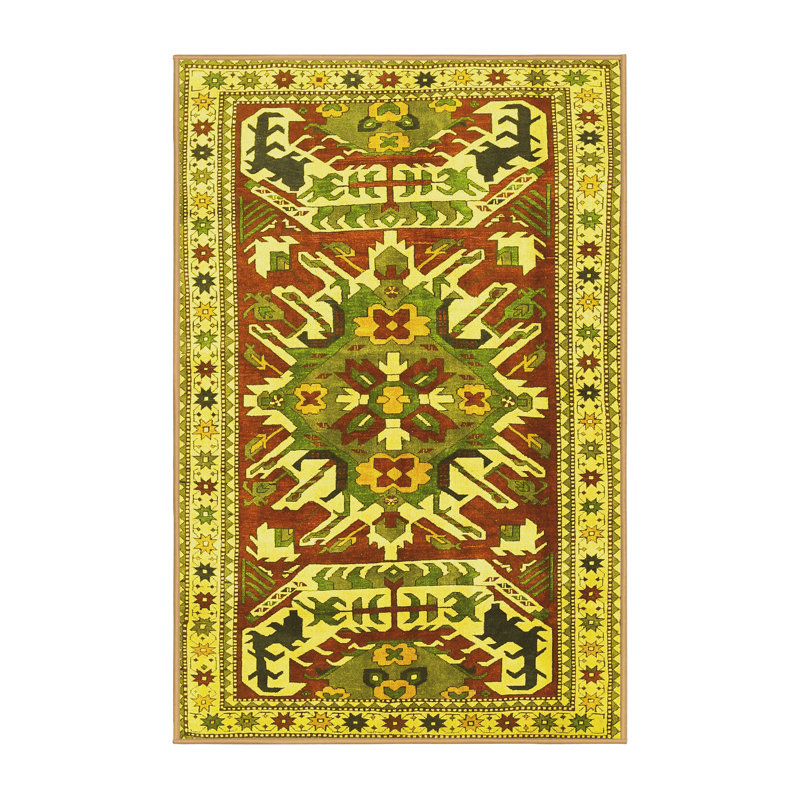 Washable Oriental Indoor Rug, Rectangle 2' x 3'