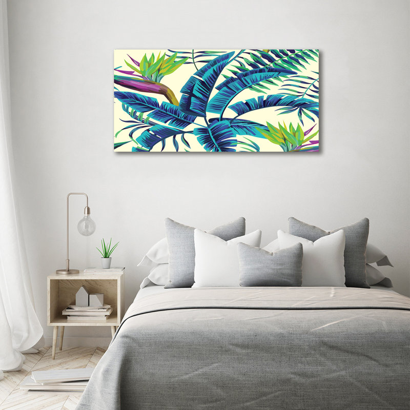 Tropical Leaves - Wrapped Canvas Print