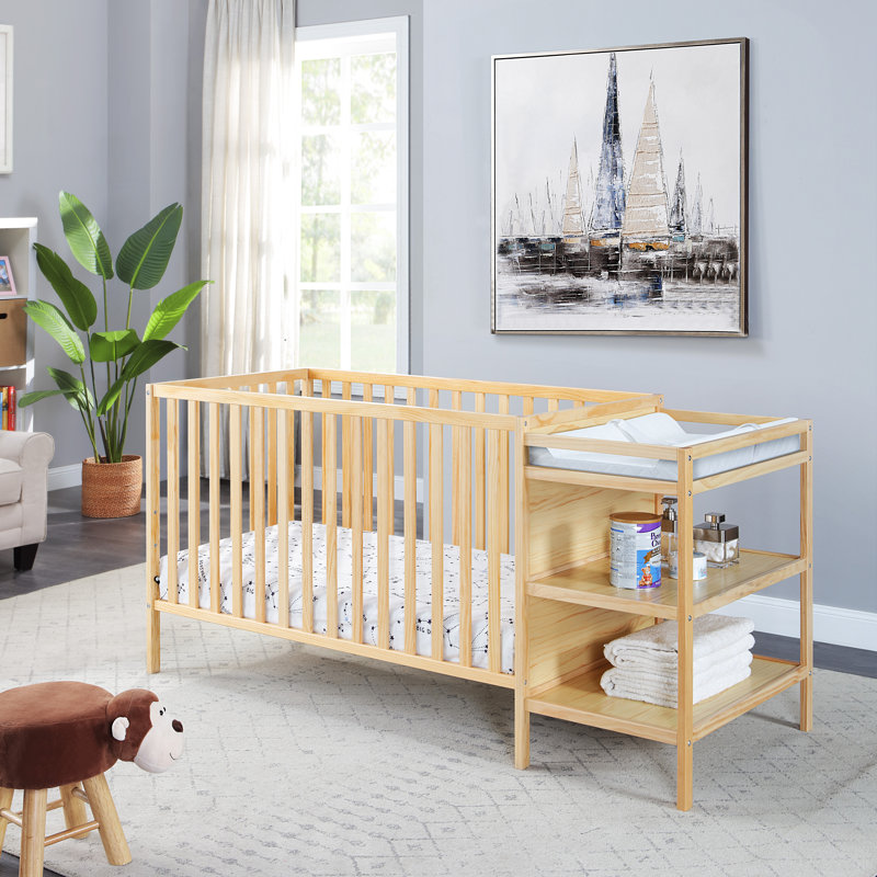 Lit de bébé convertible 3 en 1 Palmer, Naturel