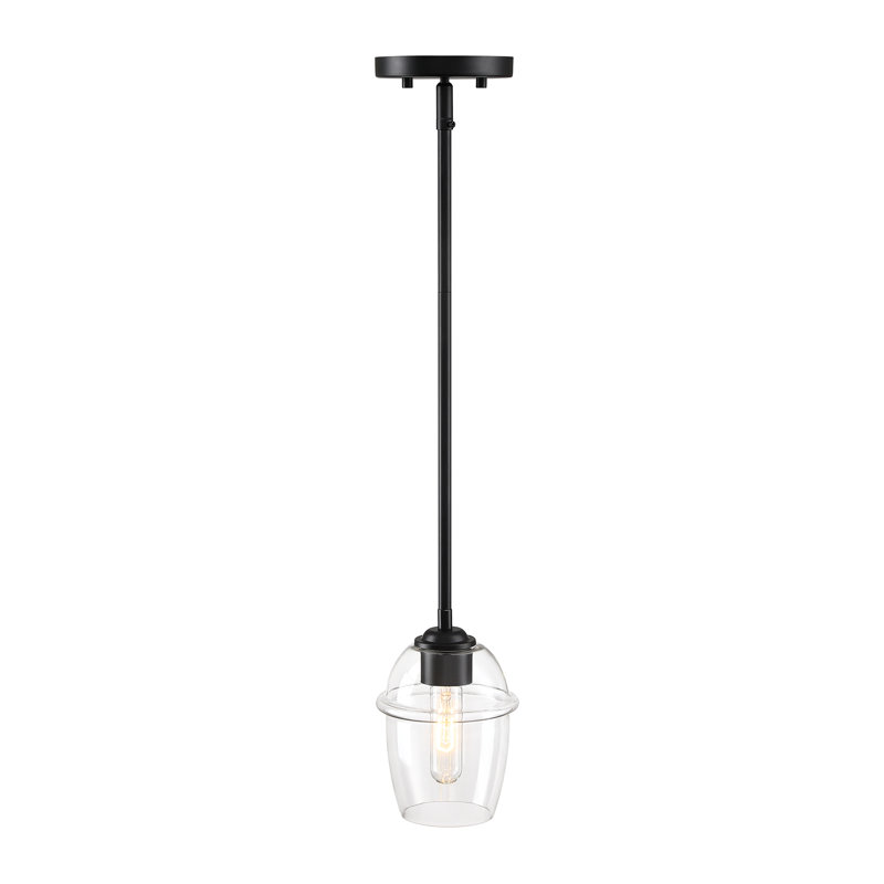 Dayville 1 - Light Single Pendant, Matte Black