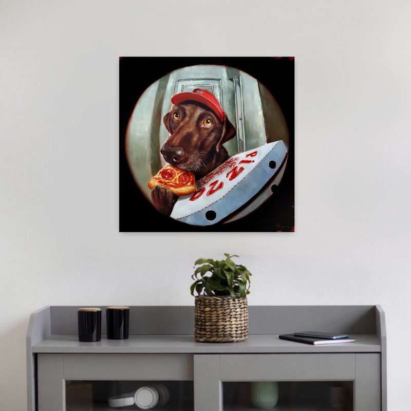 Art contemporain Pupperoni, H 18 po x l 18 po