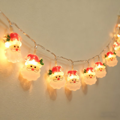 Guirlande de Noël - Guirlandes lumineuses à DEL 9,8 pieds, à piles pour l'intérieur et l'extérieur