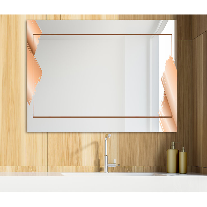 Modern & Contemporary Vanity Mirror, 29.5" H x 39.4" W, Minimal 
