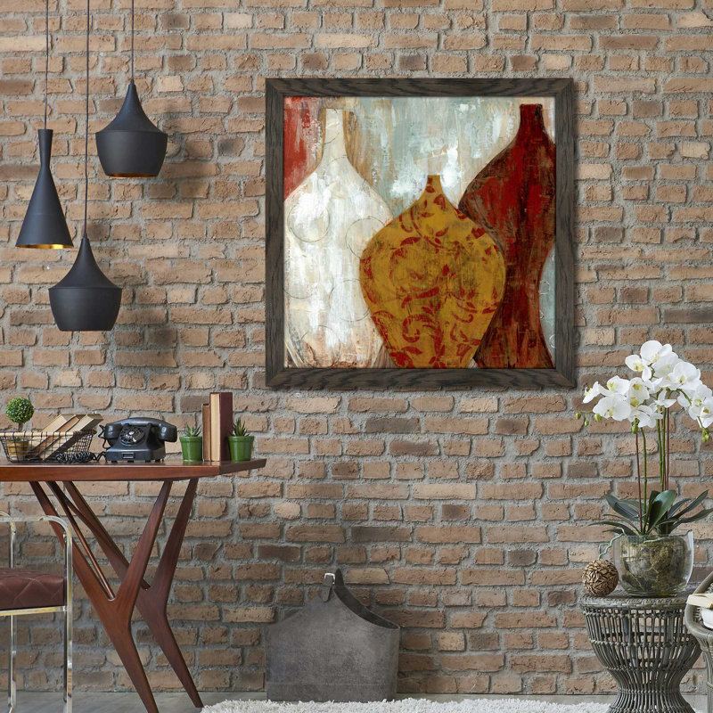 Santillana 1 par Tava Studios - Reproduction d'art graphique encadré, H 27,5 po x l 27,5 po x P 0,75 po
