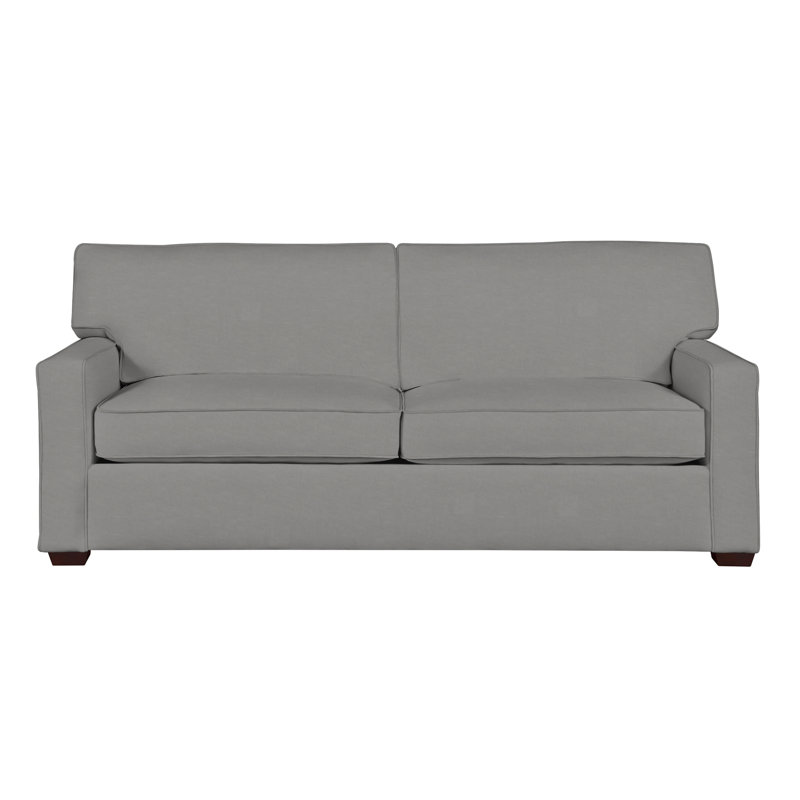 Taylor Upholstered 88'' Sofa, Bayou Light Gray Canvas