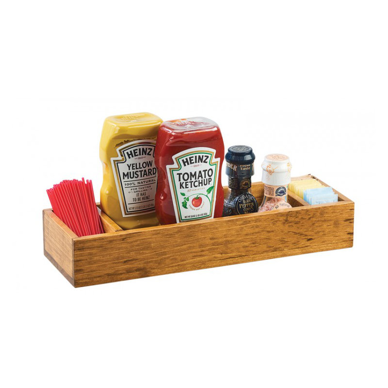 Porte-couverts de table 3 sections Madera