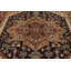 Tapis géométrique bleu 8 x 10