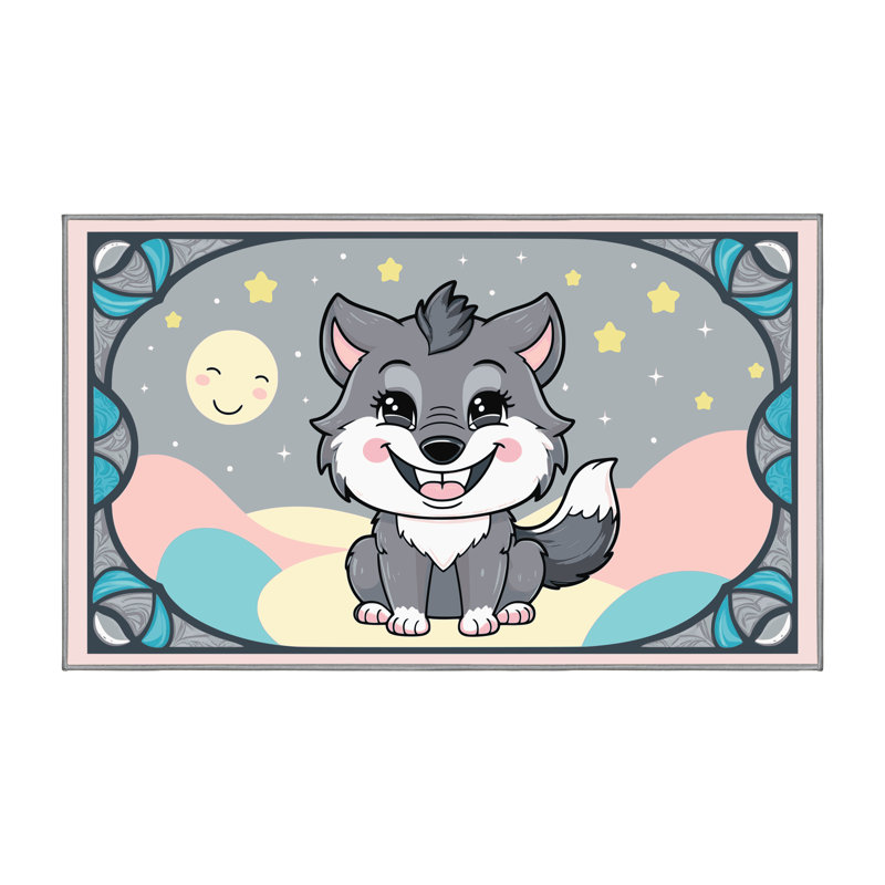 Tapis de vacances d'Halloween The Holiday Aisle®, Rectangle 5 pi x 7 pi