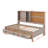 Cara Twin Size Lounge Daybed with Storage Shelves-818993788