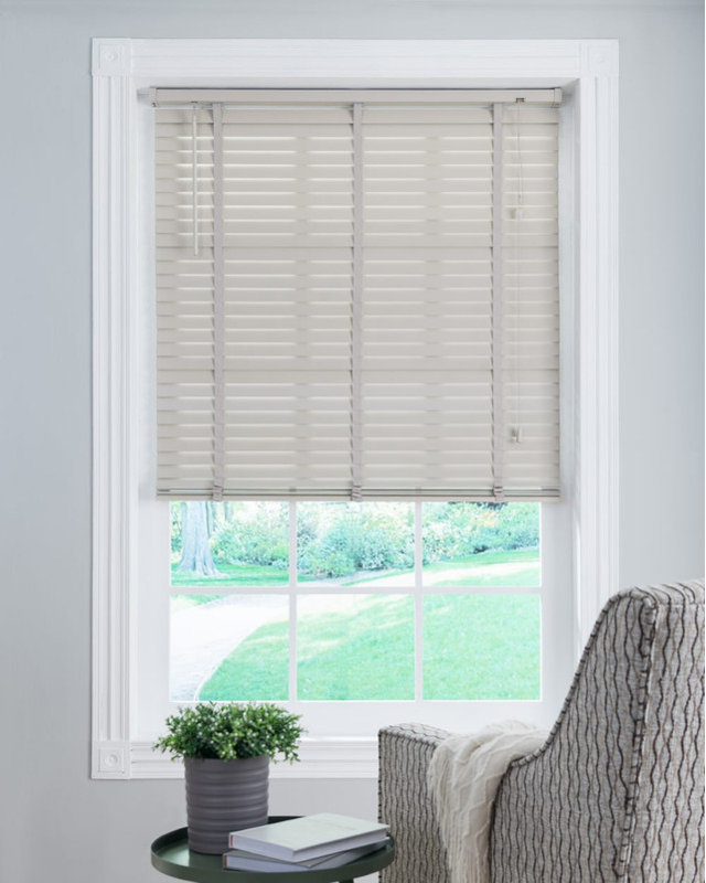 Room Darkning Wood, Warm Grey, 140cmW x 160cmL
