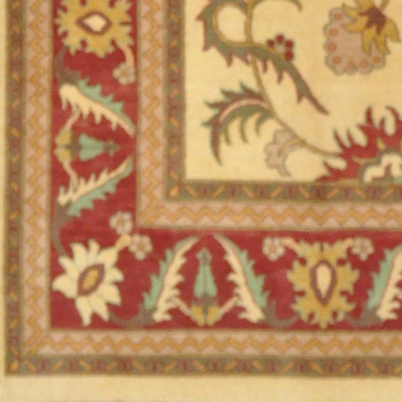 Tapis en laine noué à la main Oushak