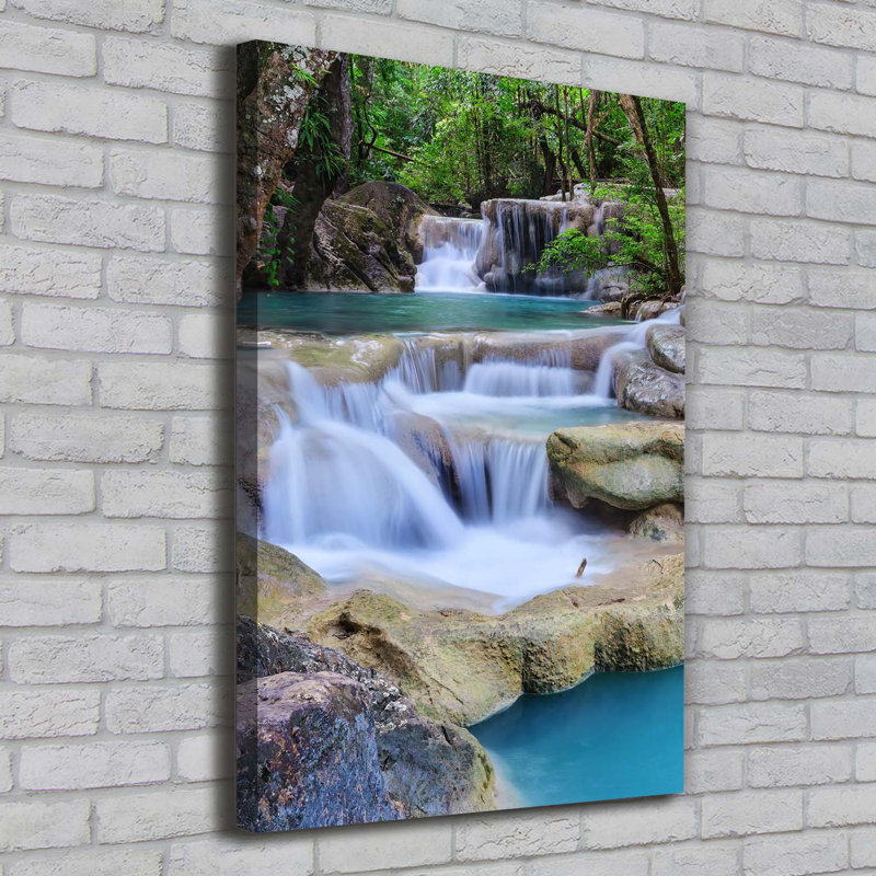 Waterfall Thailand - Wrapped Canvas Print