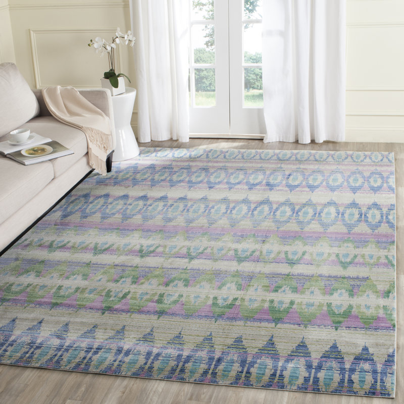 Kehlani Ikat Hand Woven Area Rug, Rectangle 122 x 183 cm
