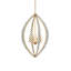 4 - Light Glass LED Chandelier