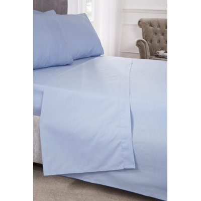 Percale Cotton Blend Percale Flat Sheet