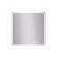 Miroir de salle de bain 36 po x 36 po à DEL, verre anti-explosion, antirouille, antibuée, changement de couleur tricolore