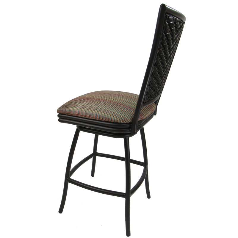 Tabouret de bar 26 po, Rouge/vert