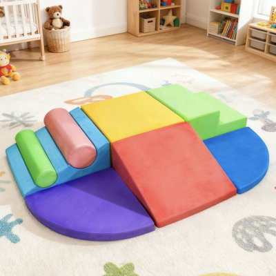 6-Piece Climbing Toys, Foam Climbing Blocks