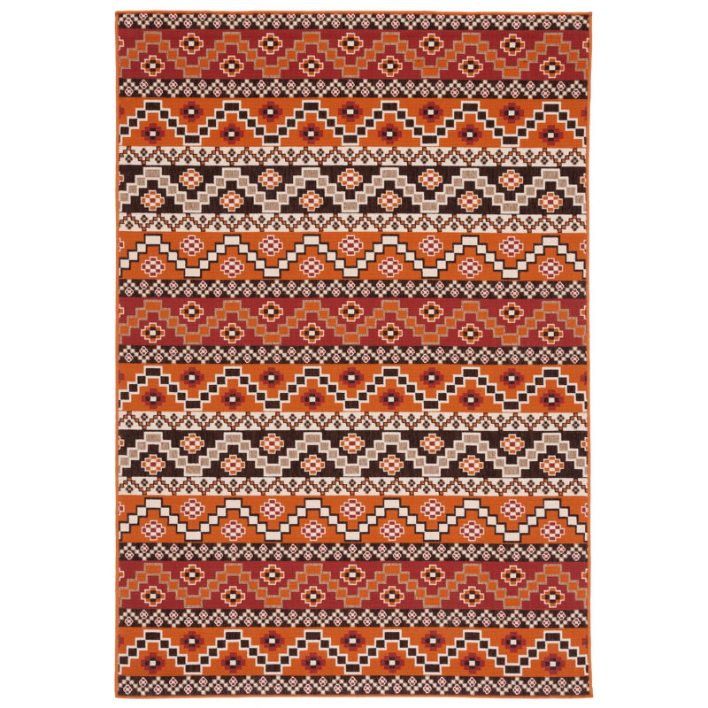 Northpoint Veranda Geometric Indoor/Outdoor Area Rug, Rectangle 2' x 3'7"