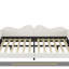 Full Size Upholstered Daybed, Sherpa Fabric Sofabed With Cloud-Shaped Backrest, No Box-Spring Needed, White-1955096066