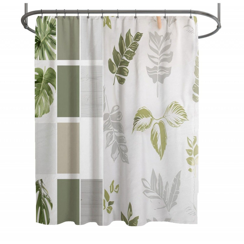 Bethy Floral Shower Curtain, 83"H x 70"W