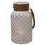 Lanterne porte-bougie en verre 10 po