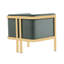 Fauteuil en velours de 31,5 po de large Kula-28848099