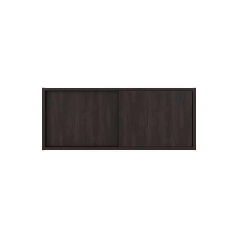 Stained Walnut Wall Storage Cabinet, Cabinet