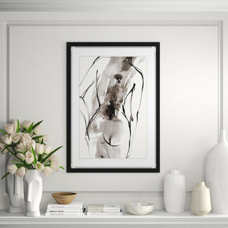 Delicate Motion IV Painting by FORM Design Studio, Glass Coat, 42" H x 30" W x 1.5" D