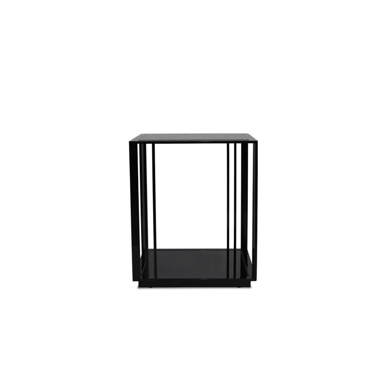 Damarius Glass Top End Table