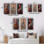«Fierce Samurai Girl», 3 pièces sur toile-926432013-926432012
