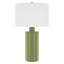 Lunara 25" Tall Ceramic Table Lamp with Fabric Shade-1149172617