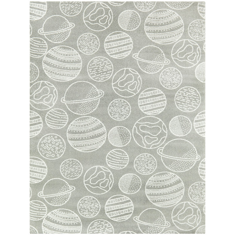 Tapis Otega, Rectangle 5 pi 3 po x 7 pi, Gris moyen