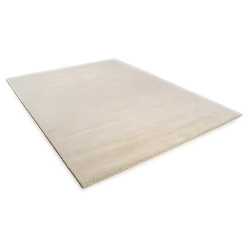 Pires Solid Colour Wool Hand Woven Area Rug, Runner 70 x 140cm