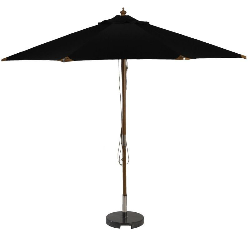 Belle 300cm Market Parasol, Black